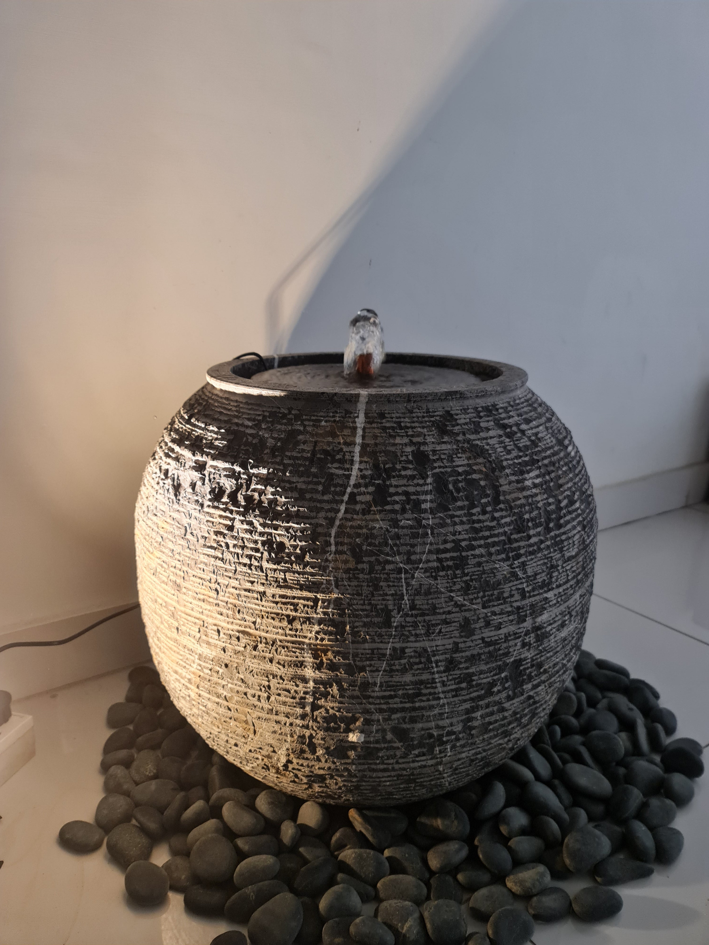 Stone Drum Fountain