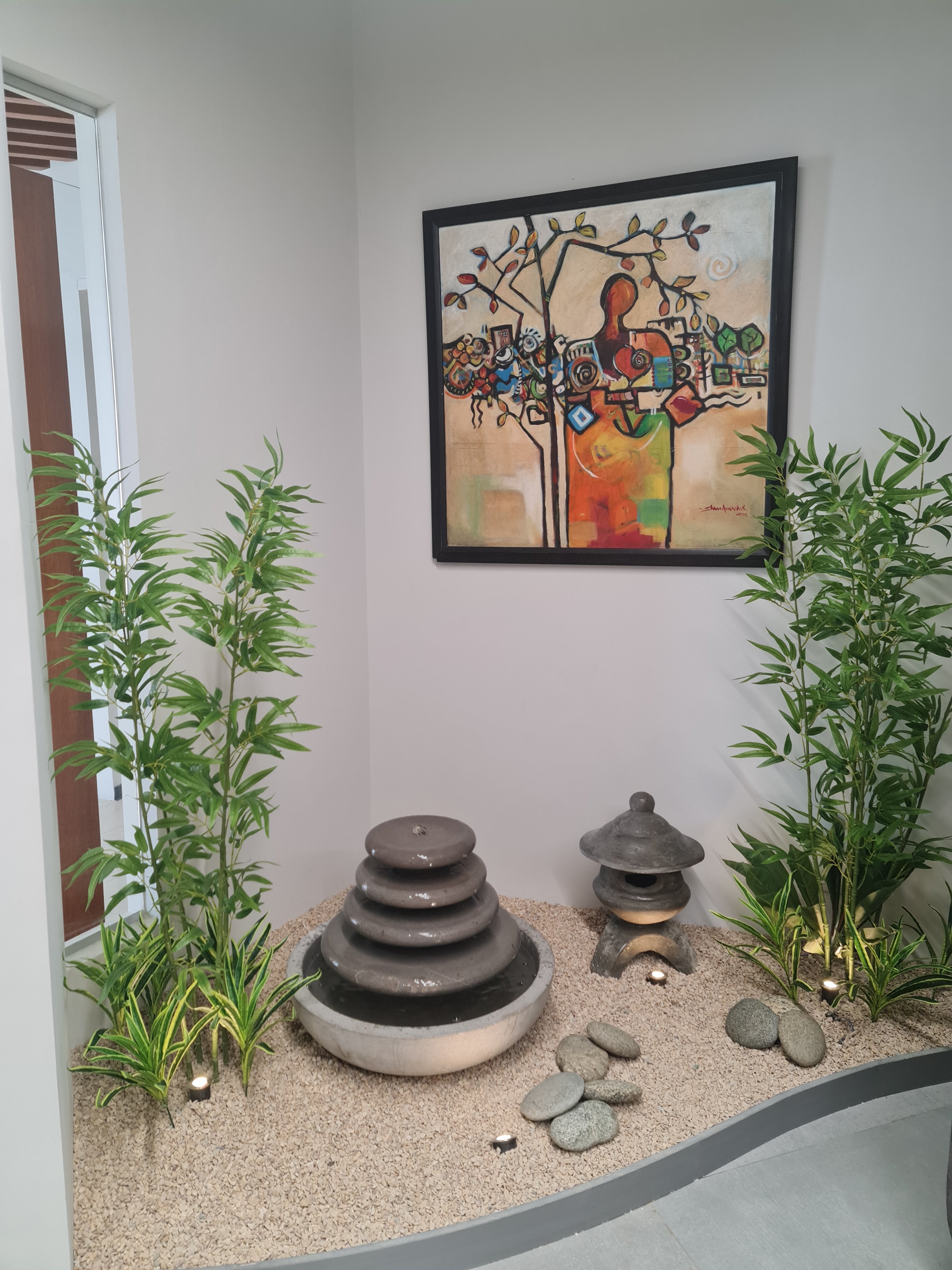 Stone Zen Fountain
