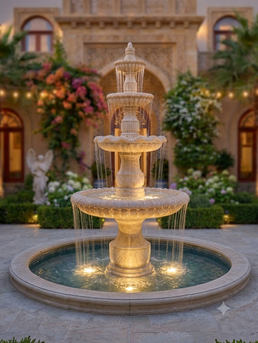 Stone classical large fountains